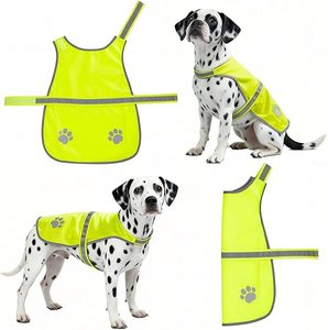 Chaleco <span class=keywords><strong>de</strong></span> Seguridad Reflectante Ajustable para Perros, Equipo <span class=keywords><strong>de</strong></span> Alta Visibilidad para Mascotas, para Caminar <span class=keywords><strong>de</strong></span> Noche, Correr, Aventuras al Aire Libre, con Logotipo Personalizado Impreso - Product Image 2