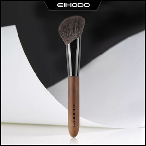 EIHODO Makeup <b>Brush</b> Wool Bristles Wooden Handle 27mm <b>Blush</b> Contouring <b>Brush</b> - Product Image 4