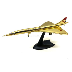 1:200 Golden Concorde Aircraft Models Metal Military Jet British Airways Souvenir Gift High-end Collectible Diecast Vehicle - Product Image 4
