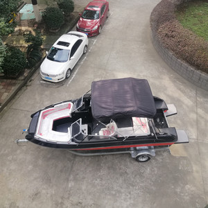 Yate de Lujo de Alta Calidad en Venta Caliente 2021, Bote de Esquí Acuático de Fibra de Vidrio, Lancha Rápida para Venta al por Mayor - Product Image 6