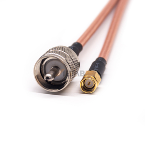 Connecteur de câble UHF mâle vers SMA RG58 femelle PL259 SO239 coudé à <span class=keywords><strong>90</strong></span> degrés SO-239 - Product Image 6
