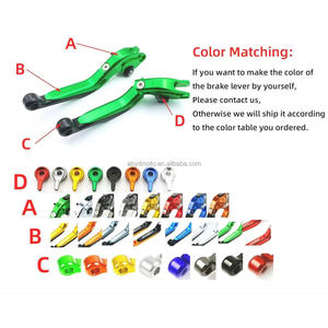 MOXI Nuevos Accesorios para Motocicleta para <span class=keywords><strong>CB500X</strong></span> CBR500R |   Palancas de Freno Ajustables CNC Antideslizantes y Antichoque para Manillar Superior - Product Image 2