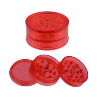 En gros, Grinder manuel en plastique 40MM pour tabac et herbes avec logo personnalisé, ensemble 3 pièces, briquets et accessoires vintage