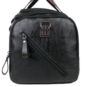 Sacs de sport vintage en cuir PU de haute qualité pour hommes, sacs de voyage week-end grande capacité, sacs de sport de gym à faible MOQ - Product Image 3