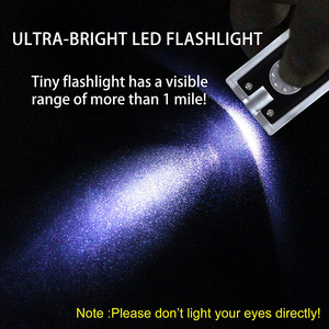 Đèn Pin Móc Khóa Đèn Led Nhỏ Siêu Sáng Cầm Tay Đèn Pin Dẹt Đèn Khẩn Cấp Đi Bộ Đường Dài Cắm Trại Ngoài Trời Edc - Product Image 5