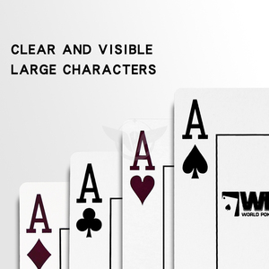 Cartas <span class=keywords><strong>de</strong></span> <span class=keywords><strong>Póker</strong></span> Personalizadas YH, Impresas en PVC, Resistentes al Agua y Duraderas para el Juego <span class=keywords><strong>de</strong></span> <span class=keywords><strong>Póker</strong></span> WPT - Product Image 2