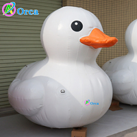 Canard gonflable géant en PVC jaune sur mesure, canard gonflable géant amusant, canard gonflable géant flottant sur l'eau en caoutchouc à vendre