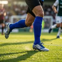 Chaussettes de sport unisexes personnalisées, hauteur genou, tricotées, en coton/spandex/polyester écologiques, respirantes, antibactériennes, anti-transpiration