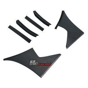 สปอยเลอร์กันชนหน้าคาร์บอนไฟเบอร์ทรง JS สำหรับ Honda Civic รุ่นที่ 10 FK8 Type R Si ปี 2016+ สำหรับตกแต่งรถยนต์ - Product Image 1