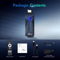 Harga Spesial September Premium 4K TV Stick dengan Remote Suara X96S600 2GB 16GB Allwinner H313 Gratis Ongkir Set-Top Box Ready Stock