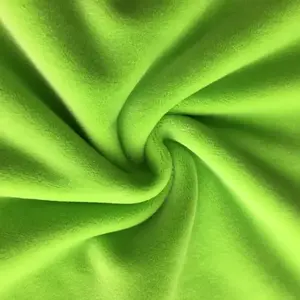 Wholesale Suppliers Spandex Microfiber Brushed Knitted Suede polyester textile fabric for bedsheet