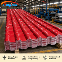 Feuille de PVC ASA/UPVC tuile de toit espagnole feuille de toiture en plastique PVC échantillon gratuit expédition matériaux de construction ondulé