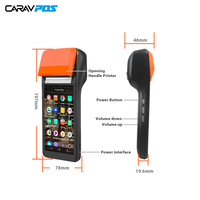 Machine de point de vente Offre Spéciale 5 pouces, 4 cœurs, wi-fi, BT 4.0, Terminal Mobile sans fil, Android Restaurant, imprimante thermique 58mm, systèmes de point de vente