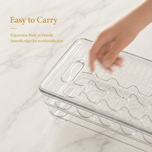 Caja de Almacenamiento de Huevos de Plástico Transparente de Grado Alimenticio, Ecológica, de Alta Calidad, con Capacidad para 14 Huevos y Tapa, para Supermercados y Marketing de Marca Minorista - Product Image 4