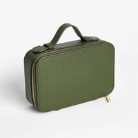 Trousse de Maquillage Portable en Cuir PU avec Fermeture Éclair, Indispensable pour les Voyages, Personnalisable, pour Femmes, Étui Professionnel pour Pinceaux