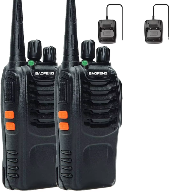 Baofeng BF 888S Long Range Wireless Handheld Two-Way for Radio Outdoor 5W UHF 400-470MHz Ham CB Walkie-Talkie