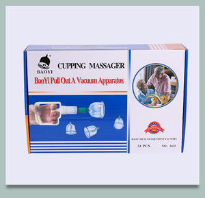 Вакуумные банки Baoyi 24 чашки/набор терапевтических банок хиджама Kangzhu 6 чашек для массажа тела - Product Image 6