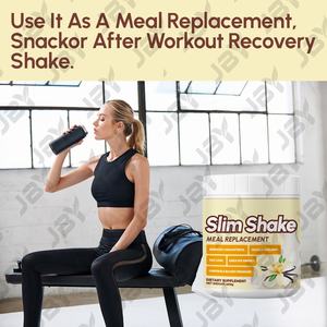 JBY OEM Vanila Slim Shake, substitut de <span class=keywords><strong>repas</strong></span>, complément alimentaire pour la perte de poids, poudre instantanée, boisson protéinée pour maigrir, produit minceur - Product Image 4