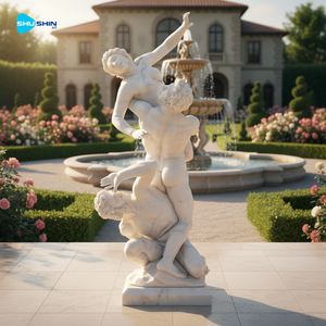 Famosa Estatua <span class=keywords><strong>de</strong></span> Mármol Europea del Asalto a las Sabianas, Obra Maestra <span class=keywords><strong>de</strong></span> Tamaño Real, Superficie Personalizable para Jardín/Villa en Venta - Product Image 4