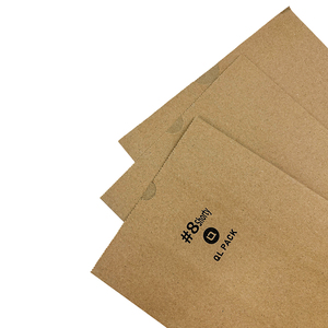 Túi giấy <span class=keywords><strong>Kraft</strong></span> nâu lớn 12 Lb, túi đựng đồ ăn trưa dùng một lần, kích thước lớn, túi trơn để đựng đồ ăn nhẹ, bánh mì, thực phẩm tạp hóa - Product Image 5