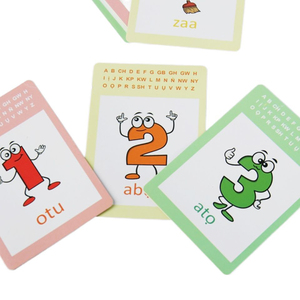 <span class=keywords><strong>Carte</strong></span> da <span class=keywords><strong>Gioco</strong></span> Educative per <span class=keywords><strong>Bambini</strong></span> Personalizzate di Alta Qualità Ecologiche Mazzo di <span class=keywords><strong>Carte</strong></span> Cognitive Digitali per l'Apprendimento - Product Image 3