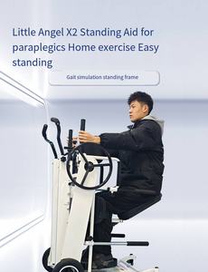 Matériel d'aluminium et d'acier Fixateur d'exercice de rééducation des jambes Équipement d'entraînement à la démarche handicapée avec conception élaborée - Product Image 2