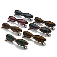 Lunettes de soleil œil-de-chat tendance, style européen et américain, protection UV400, monture intégrale, unisexe, pour les sports de plein air