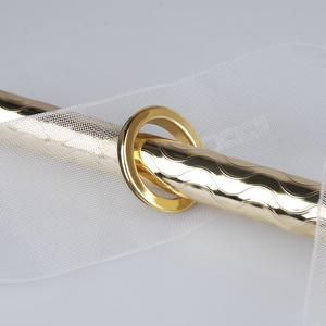 Best Seller 75mm Polyester <strong>White</strong> Eyelet <strong>Curtain</strong> Tape With 42mm Holes Transparent s Fold <strong>Curtain</strong> Tapes With One Side Plastic <strong>Ring</strong> - Product Image 2