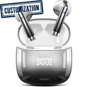 Nuovi auricolari HE-050B con gradiente Semi-in-ear senza fili veri e propri auricolari con Display digitale HD a LED - Product Image 1