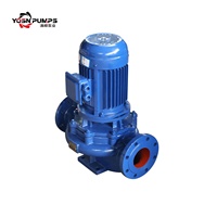 Pompa Booster Sentrifugal Vertikal 16.3m3/Jam, Head 30m, 3kw untuk Transportasi Air Jarak Jauh