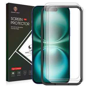 2.5D Frosted 9H Tempered Glass Phim Đối Với <span class=keywords><strong>iPhone</strong></span> 14 15 16 Pro Max Màn Hình Chống Cháy Nổ Bảo Vệ Phim - Product Image 2