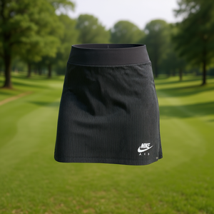 Nike Women's Active <b>Skirt</b> <b>Black</b> Corduroy <b>Pleated</b> Short Length Sporty Golf Wear Regular Waist - Product Image 3