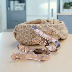 Pinzas <span class=keywords><strong>de</strong></span> metal <span class=keywords><strong>de</strong></span> acero inoxidable <span class=keywords><strong>de</strong></span> alta calidad para ropa, abrazadera <span class=keywords><strong>de</strong></span> edredón <span class=keywords><strong>de</strong></span> viento para ropa y bolsa para sala <span class=keywords><strong>de</strong></span> estar, armario y cocina - Product Image 3