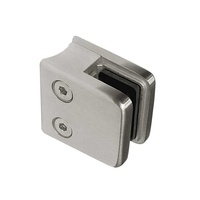 Support d'angle de fixation pour étagères, support de table en acier inoxydable, support de rail d'étagère, support de verre pour usages variés