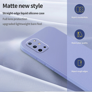 Étuis de téléphone portable en silicone liquide coloré Ashion, antichoc, anti-traces de doigts, résistant aux rayures pour oneplus 8T - Product Image 2