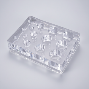 ฐานวางถ้วยหมึกสักพลาสติกใสสำหรับผู้เริ่มต้น PMU ไมโครเบลดดิ้ง - Product Image 3