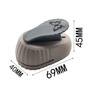 プロのポータブルミニ紙穴パンチカスタムロゴパンチ蝶マルチ詳細DIYクラフト手作り穴パンチ - Product Image 1