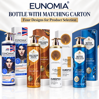Shampooing capillaire EUNOMIA 1L, 4 variantes, kératine, collagène, acides aminés, hydratant, nourrissant, lissant pour des cheveux doux et soyeux
