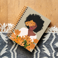 Grand carnet à spirale B5, couverture personnalisable, papier imprimé CMJN, pour l'école, planificateur de bien-être pour jeunes filles, reliure cousue