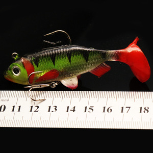 Señuelo Blando de 8cm y 16g para Pesca en Agua Dulce, Cebo de Agua Media con Patrón de Pez, Señuelos Biónicos Suaves con Forma de Pez - Product Image 4