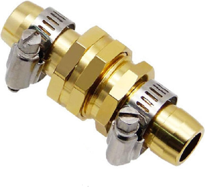 Adattatore Girevole in Ottone Resistente per Tubo da Giardino 5/8 Barb X 3/4 <span class=keywords><strong>GHT</strong></span> per Sistemi di Irrigazione - Product Image 1