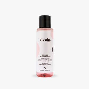 Divain Care Acqua Micellare Bifasica 100Ml Rimuove il Trucco Waterproof - Product Image 1