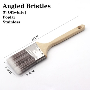 Высококачественные инструменты для рисования Purdy, деревянные ручки, кисти для рисования разных размеров, натуральная щетина, пластиковая ручка OEM - Product Image 5