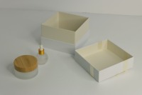 Boîtes rigides personnalisées en gros avec couvercle amovible et col pour cadre photo, emballage cadeau de Noël, impression couleur
