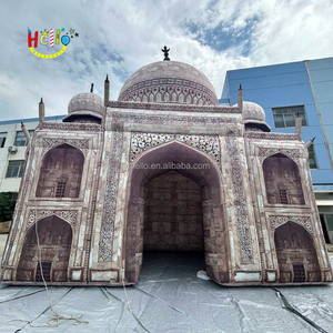 Gran publicidad inflable gran edificio inflable mezquita voladora casa globo - Product Image 3