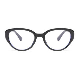 Monturas de Gafas Qianai Cat Eye M5-6340 con Protección Anti Luz Azul, Montura Completa para Mujer, Forma Irregular, Lentes de PC - Product Image 4