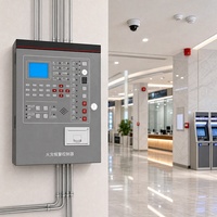 Panel de Control Inteligente para Sistema de Alarma contra Incendios Direccionable de Bucle Único con Pantalla LCD, Montaje en Pared, CA 220V, Dispositivos Direccionables