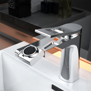 Meiya thiết bị vệ sinh hiện Đại Duy nhất-lỗ gắn Brass tiết kiệm nước vòi nước nóng và lạnh phòng tắm lưu vực tap phạm vi duy nhất đồng - Product Image 6