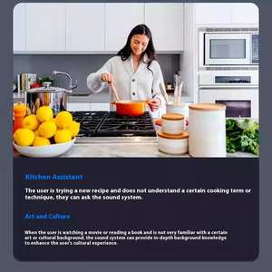 Altavoz portátil de voz inteligente directo de fábrica con compañero emocional, tutor de inglés, Bluetooth - Product Image 4