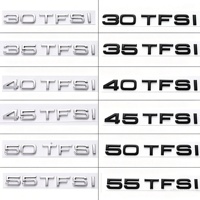 Nuevo Emblema 3D para Maletero Trasero de Coche, Adhesivo con Letras para AUDI Serie A S RS Q SQ, Reemplazo del Logotipo TFSI